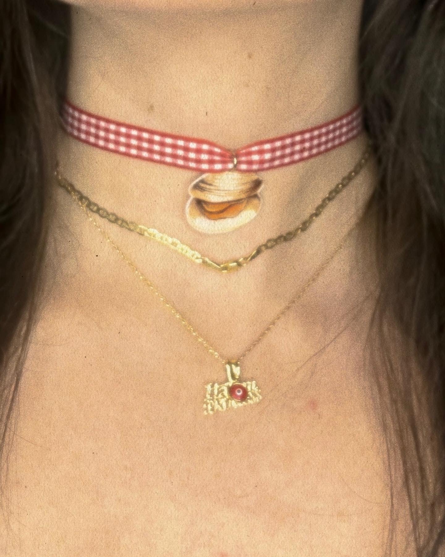 Seven Fishes Charm Choker