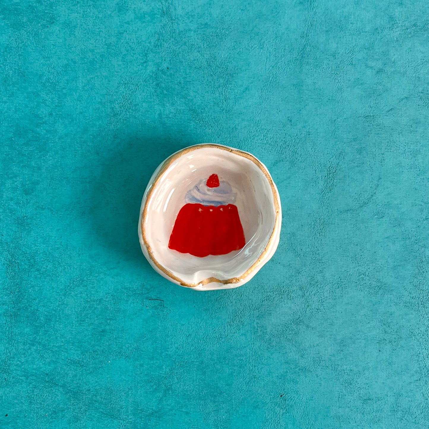 retro dessert ring dish