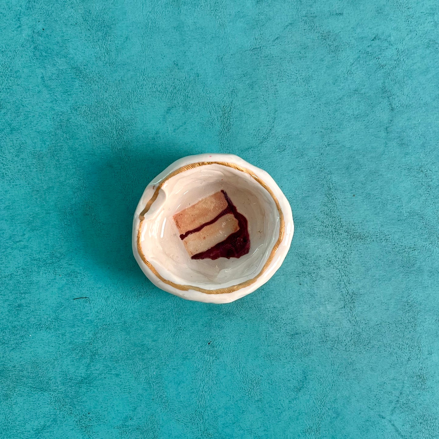 retro dessert ring dish