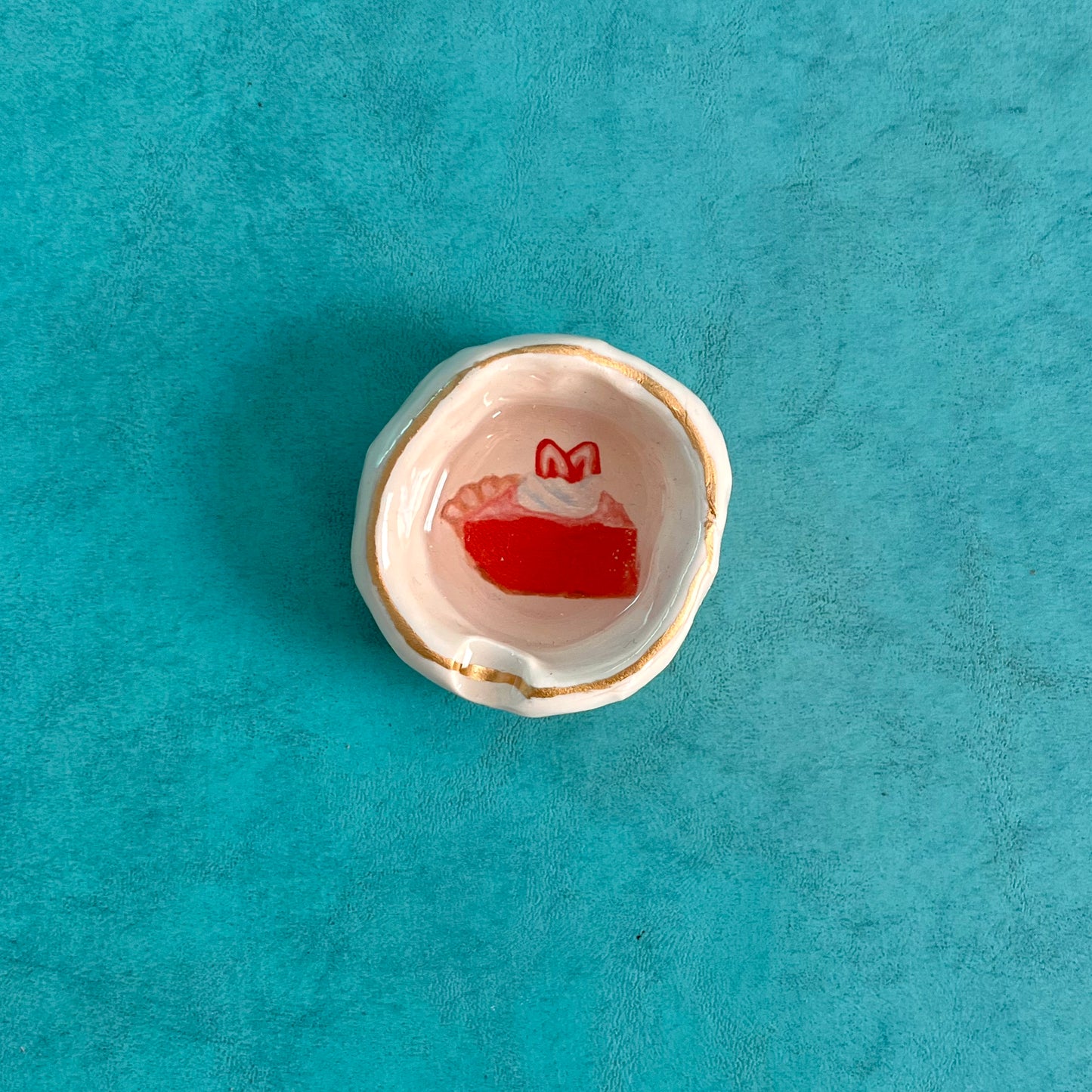 retro dessert ring dish