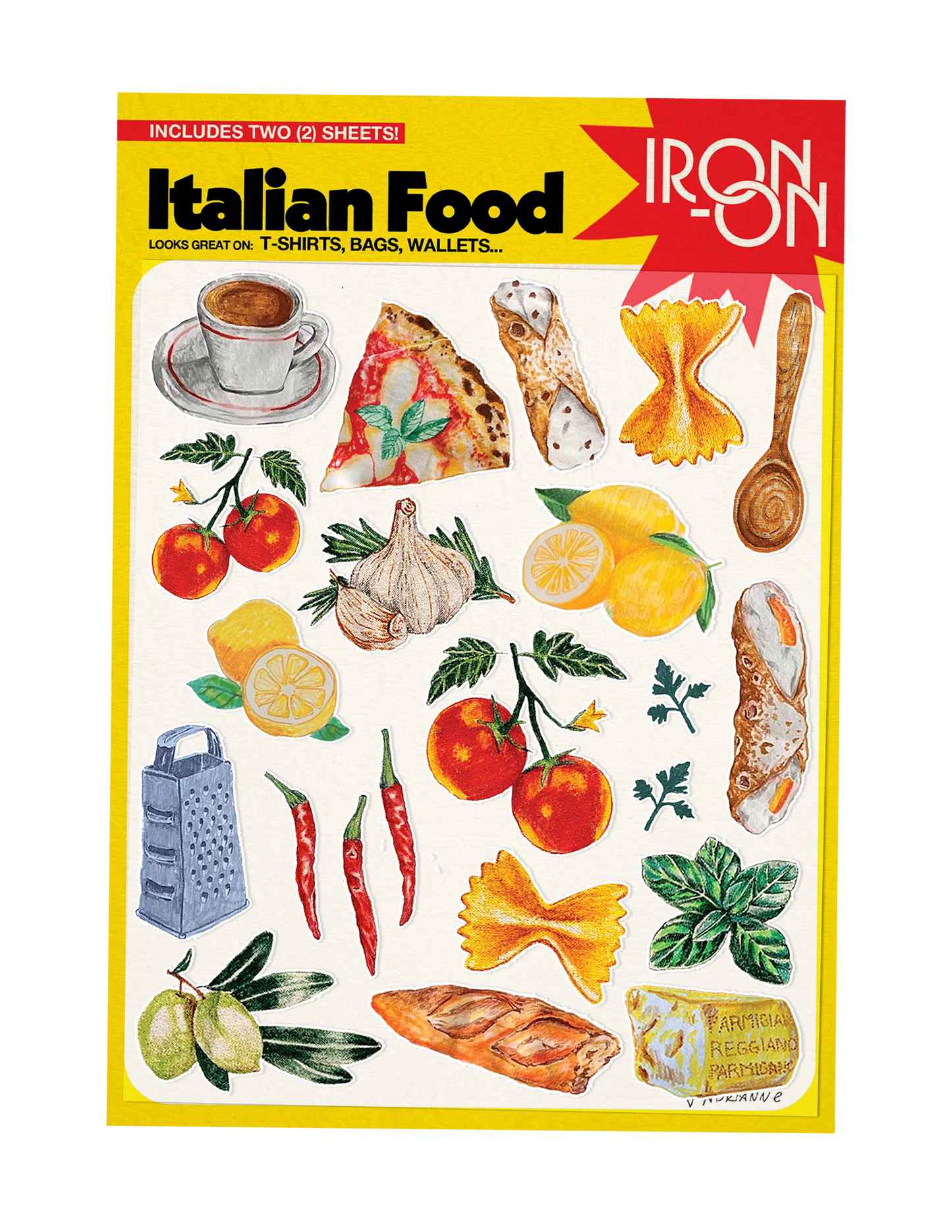 Italian Food Iron-On