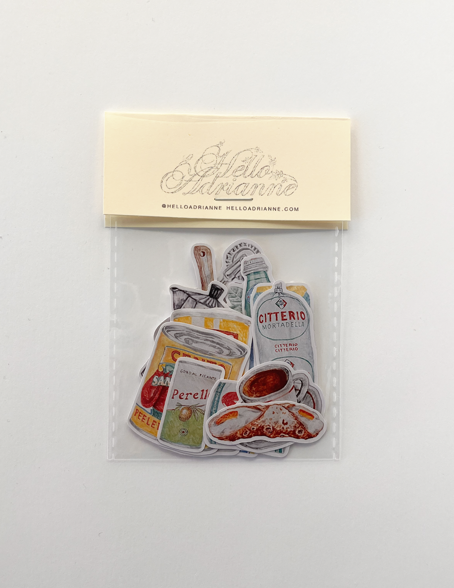 food art sticker pack