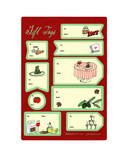 Gift Tag Stickers