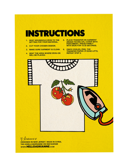 Italian Food Iron-On